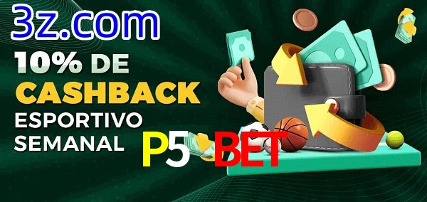 10% de bônus de cashback na P5 Bet