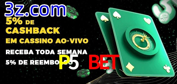 Promoções do cassino ao Vivo P5 Bet